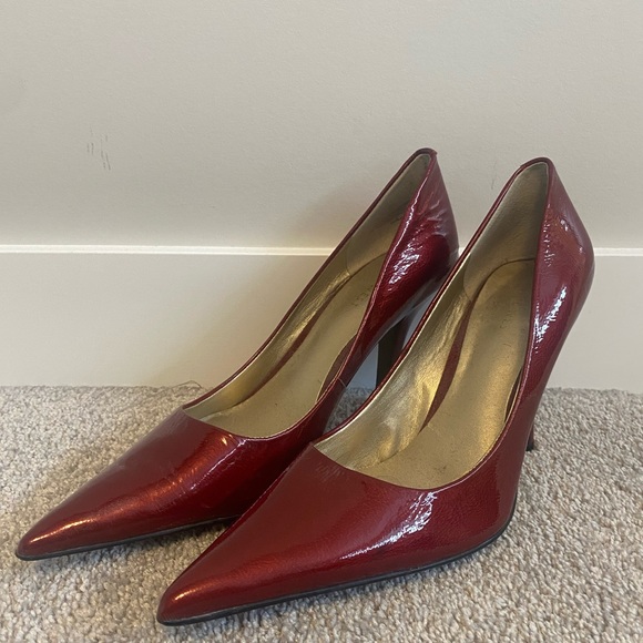 Nine West Red Heels Size 9M - Picture 2 of 9